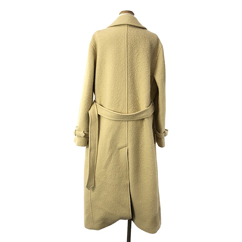 AURALEE / オーラリー BRUSHED ALPACA WOOL MELTON TRENCH COAT コート