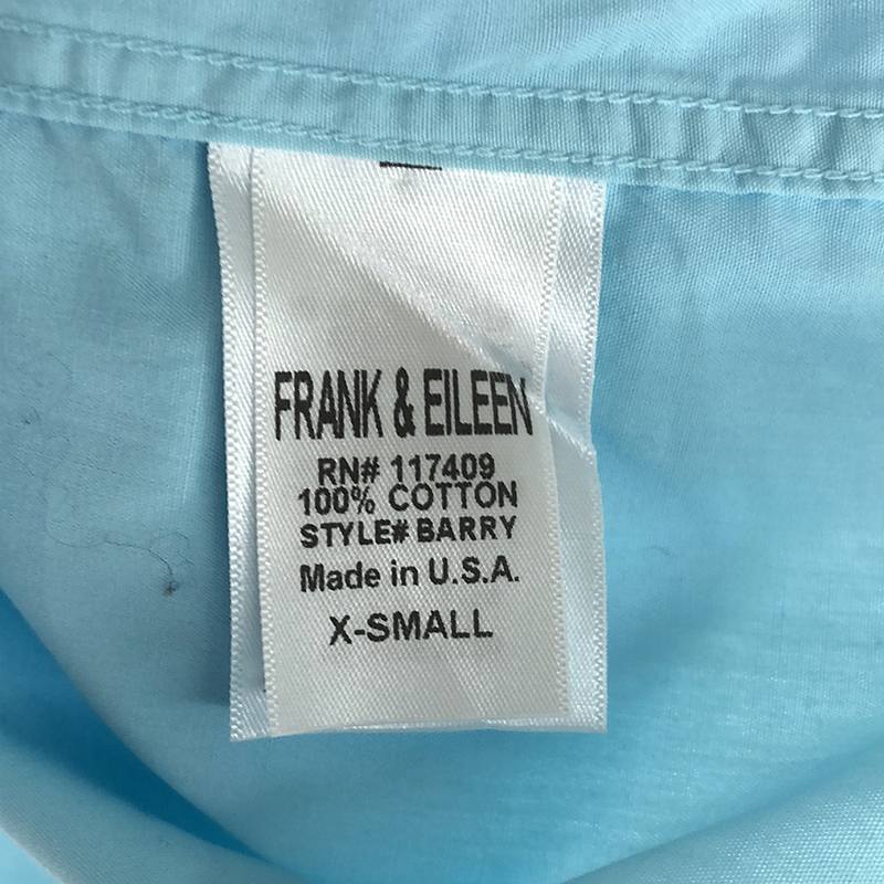 Frank&Eileen / フランクアンドアイリーン BARRY 製品染め コットンシャツ