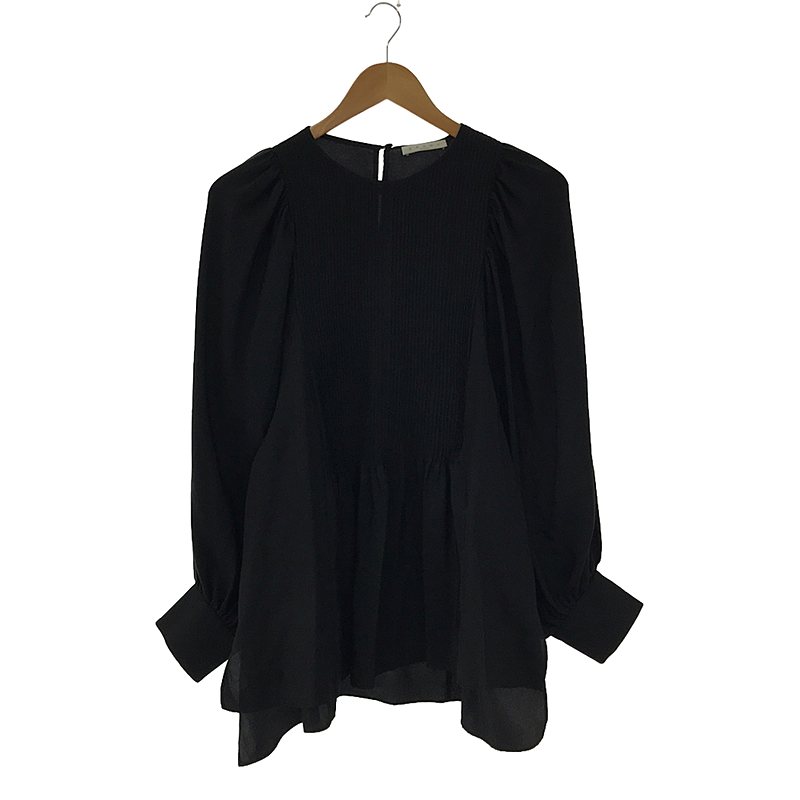 【HAVEL studio/ハーヴェル スタジオ】PLEATED GATHER BLOUSE