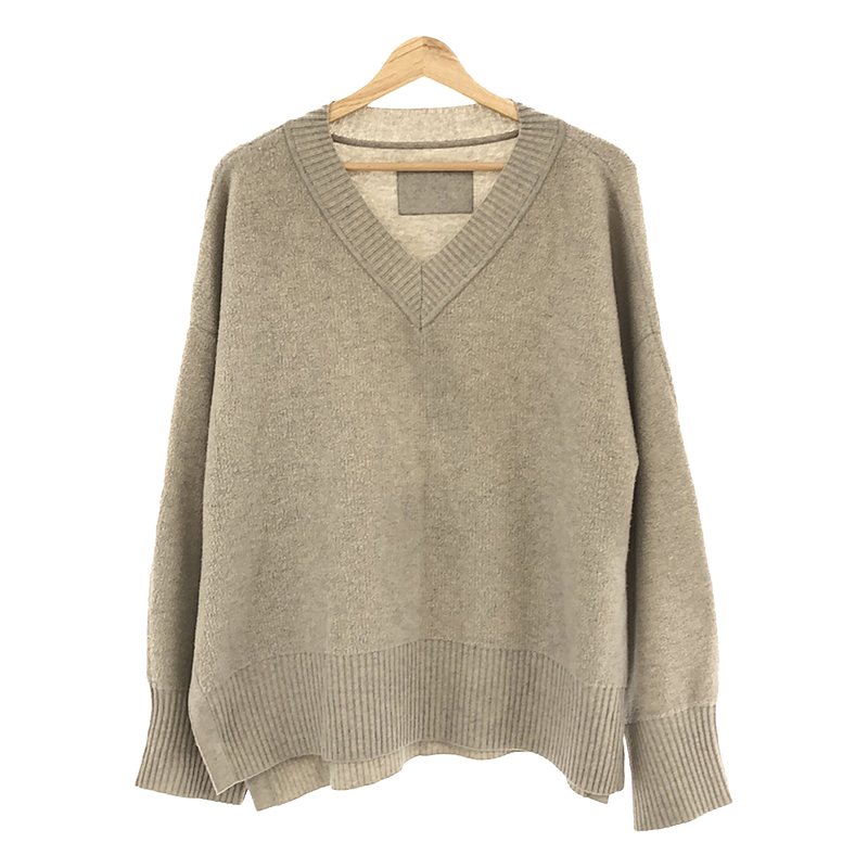 【ELE STOLYOF/エレ ストリオフ】Wool pile Reversible Knit Pullover