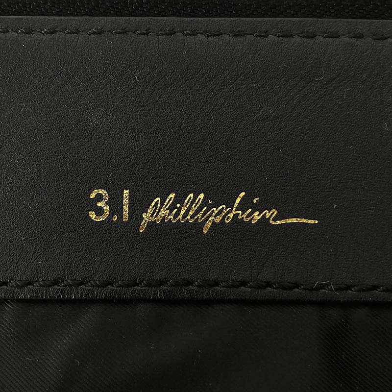 3.1 Phillip Lim / スリーワンフィリップリム パイソン柄 レザークラッチバッグ