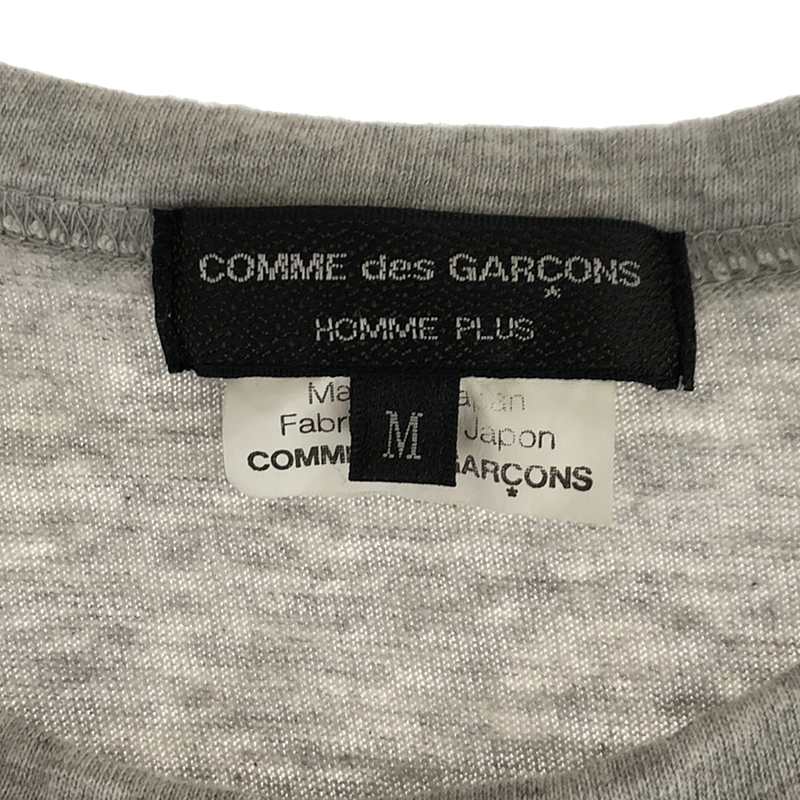 COMME des GARCONS HOMME PLUS / コムデギャルソンオムプリュス 異素材 切替 ニットポケット Tシャツ