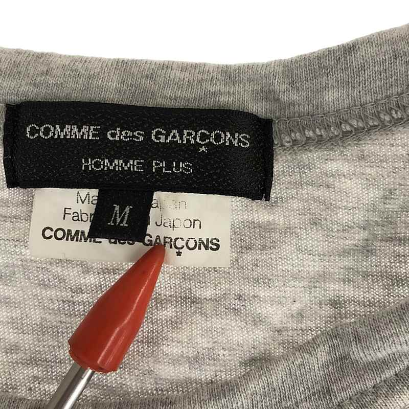 COMME des GARCONS HOMME PLUS / コムデギャルソンオムプリュス 異素材 切替 ニットポケット Tシャツ