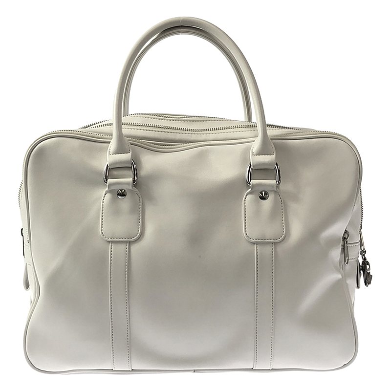 COMME des GARCONS / コムデギャルソン PUレザー レイヤード ジップ ブリーフケース ハンドバッグ