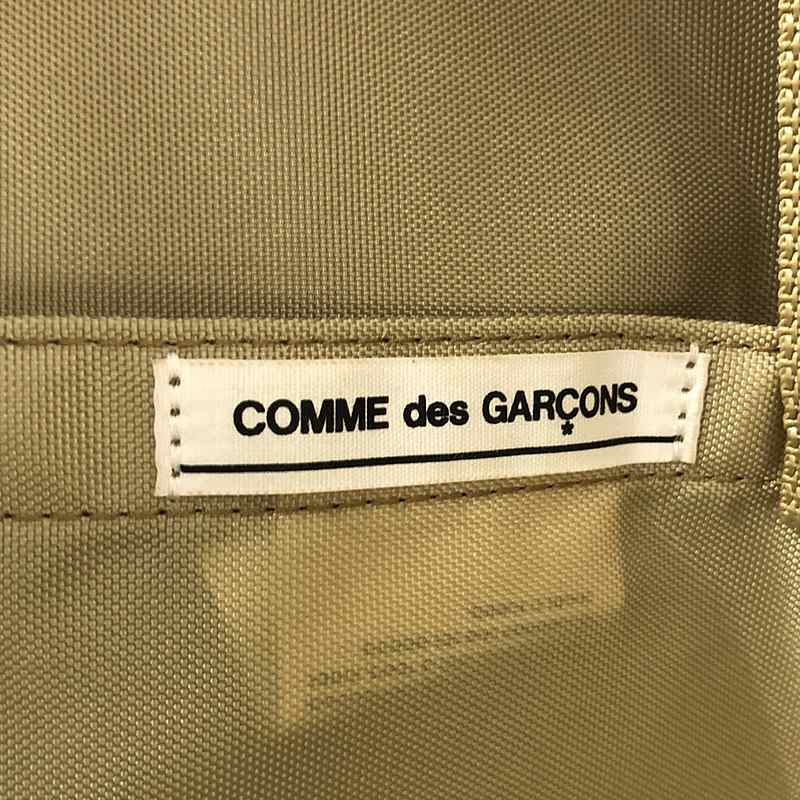 COMME des GARCONS / コムデギャルソン PUレザー レイヤード ジップ ブリーフケース ハンドバッグ