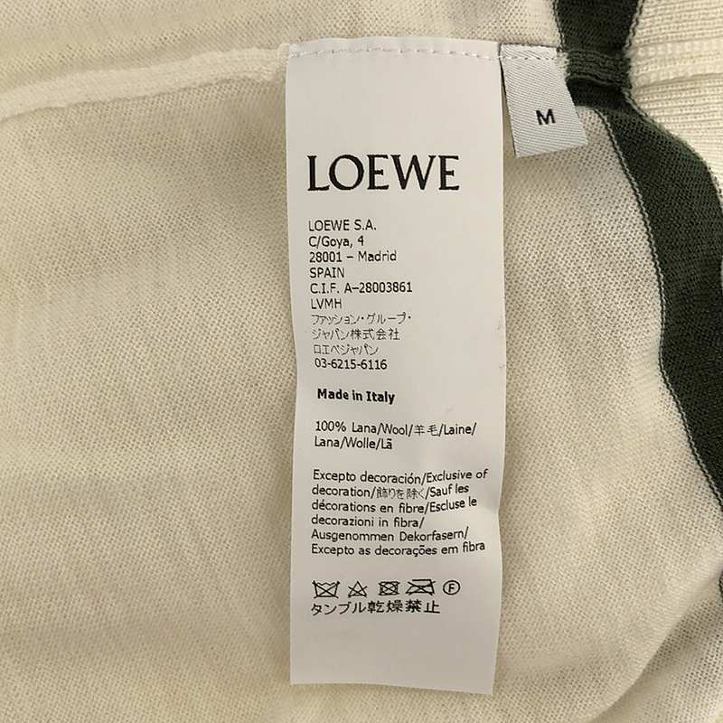 LOEWE / ロエベ ルレックス エンブロイダリー クロップド セーター ニット