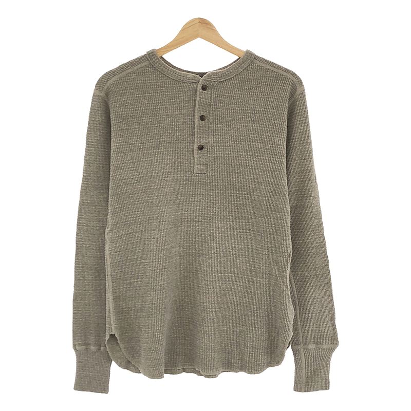 【GOOD GRIEF!/グッドグリーフ】 HENLEY NECK THERMAL TOP