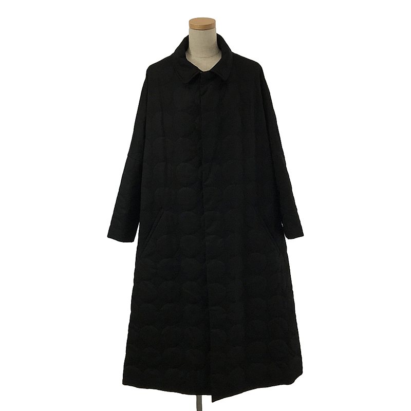 stand fall collar coat キルティングコート