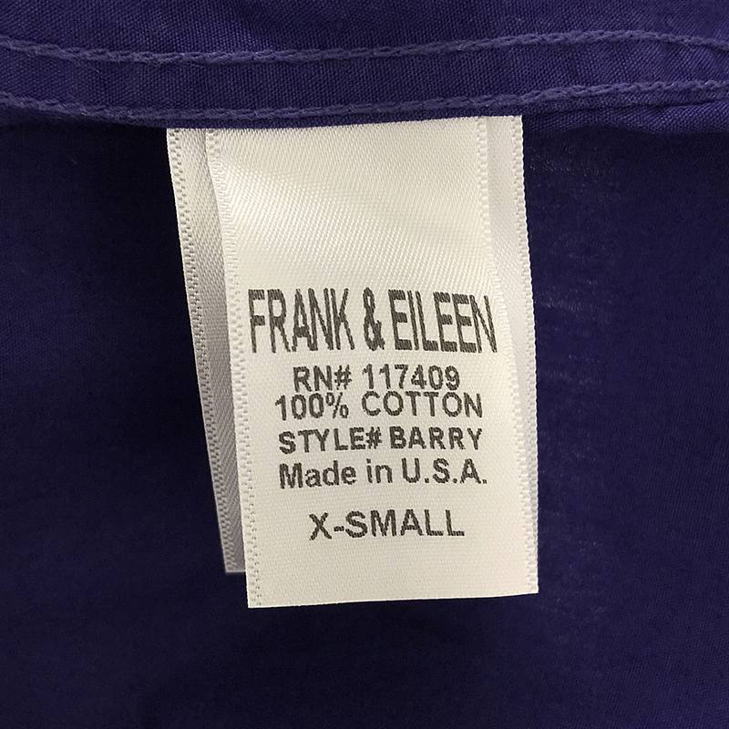 Frank&Eileen / フランクアンドアイリーン BARRY 製品染め コットンシャツ