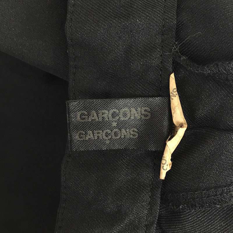 COMME des GARCONS COMME des GARCONS / コムコム ポリ縮絨 テーパードパンツ