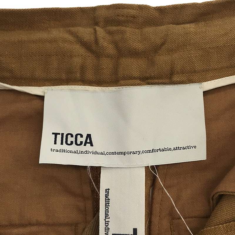 TICCA / ティッカ リネン ワイドパンツ