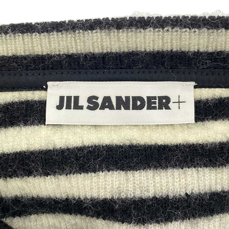 JIL SANDER+ / ジルサンダープラス バッグロゴ ボーダーニット ユニセックス