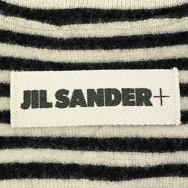 JIL SANDER+ / ジルサンダープラス バッグロゴ ボーダーニット ユニセックス