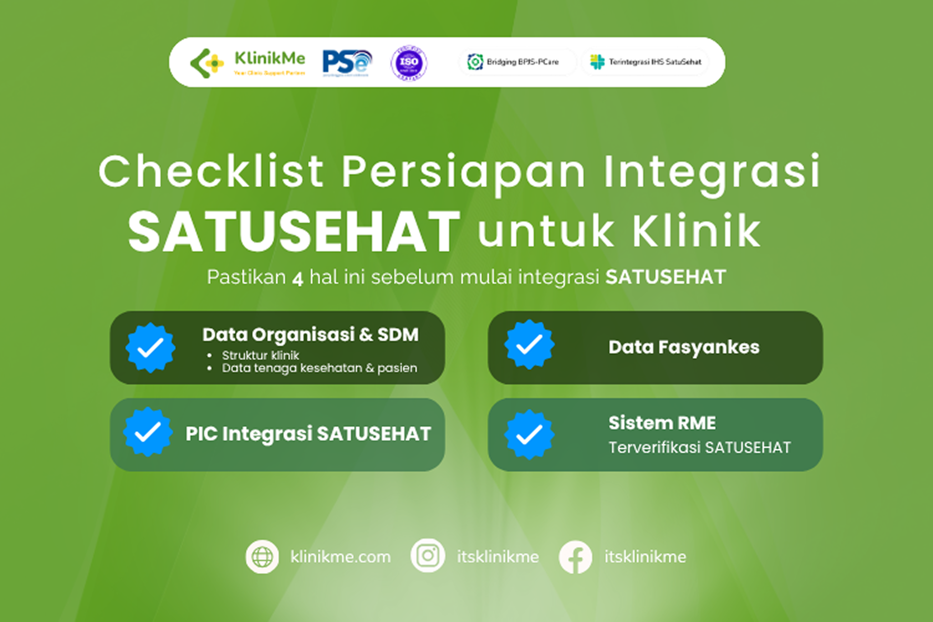 KlinikMe - Bagaimana Cara Integrasi SATUSEHAT