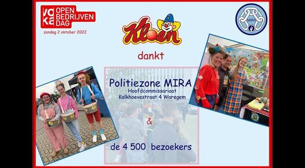 Kloen bij Politiezone MIRA