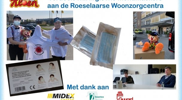 Schenking chirurgische mondmaskers