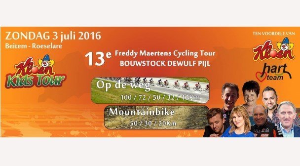 Kloen Kids Tour en Freddy Maertens Cycling Tour 2016