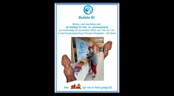 Kloen bij Bubble ID Infostand UZ Gent