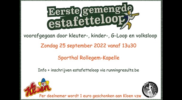 Estafetteloop Rollegem-Kapelle 2022