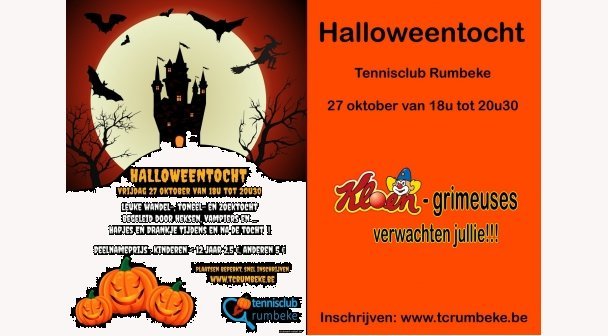 Halloweentocht Tennisclub Rumbeke