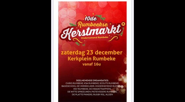 Kerstmarkt Rumbeke 2023