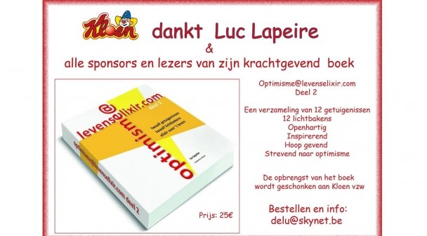 Boek Luc Lapeire tvv Kloen