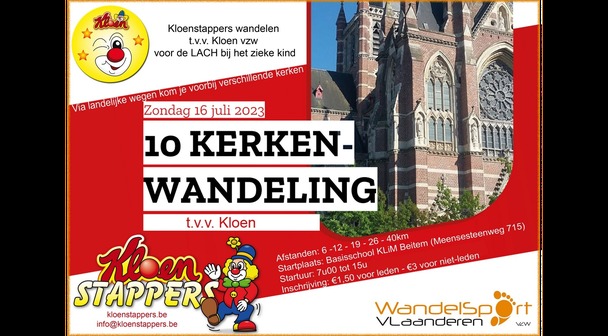 Kloenstappers 10-Kerkenwandeling 2023