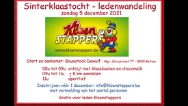 Kloenstappers Sinterklaastocht