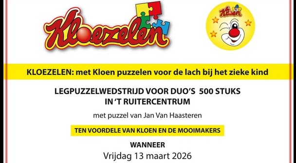 Kloezelavond  t.v.v. Kloen en De Mooimakers