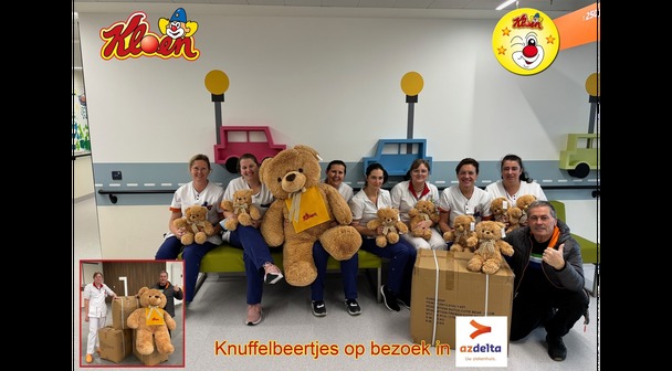 Knuffelbeertjes voor het zieke kind