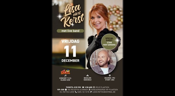 Lisa del Bo viert Kerst