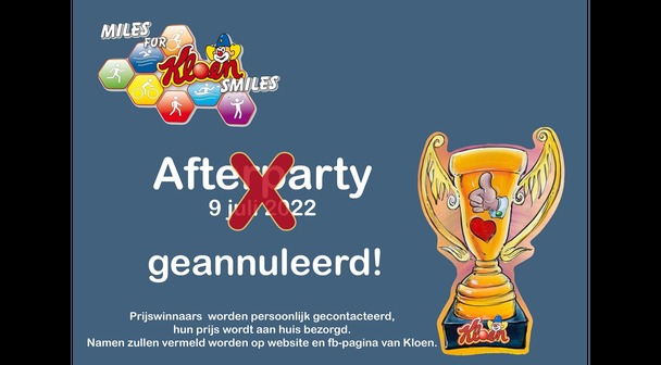 Afterparty geannuleerd