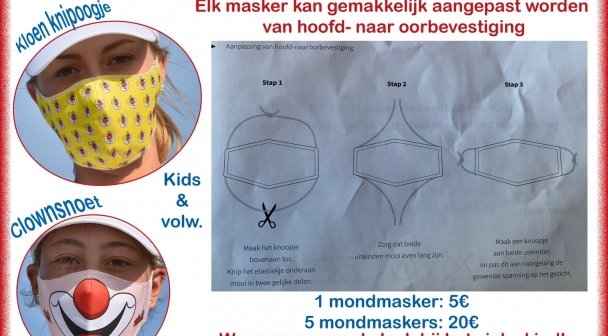 Kloen mondmaskers 