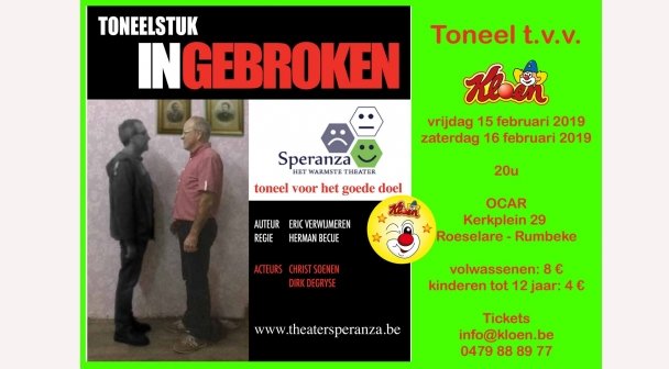 Theater Speranza - 'Ingebroken'