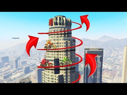 Make The 500 Feet Spiral Tightrope Or Lose Gta 5 Funny Moments