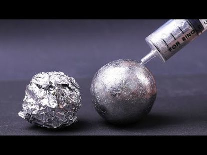 Awesome Experiments And Tricks With Polished Aluminium Foil Ball 00 00 10 21 Mon Jun 25 18 7 18 50 Am