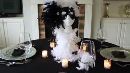 Diy Masquerade Party Decorations Diy Masquerade Centerpiece 00