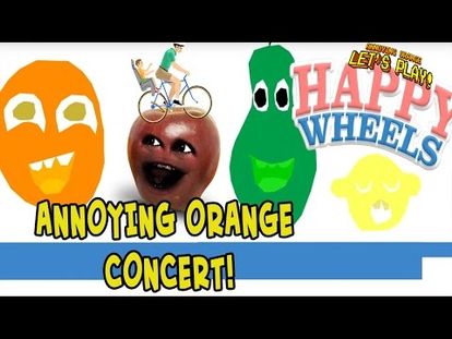 Midget Apple Plays Happy Wheels Annoying Orange Concert 00 00 10 07 Tue Jun 26 2018 7 15 36 Am - annoying orange plays roblox zombie attack