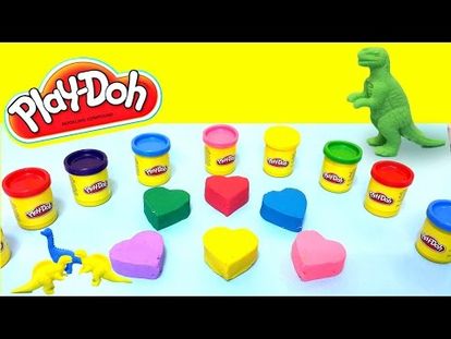 jurassic world play doh surprise eggs