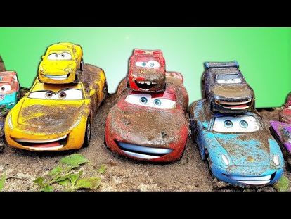 Lightning Mcqueen Mud Car Wash Learn Colors And Numbers 00 00 00