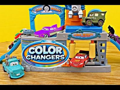 disney cars lightning mcqueen car wash
