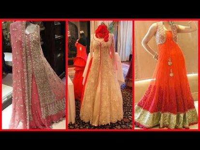 latest designer party wear dresses 2018