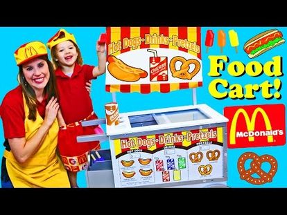wooden mcdonalds play food