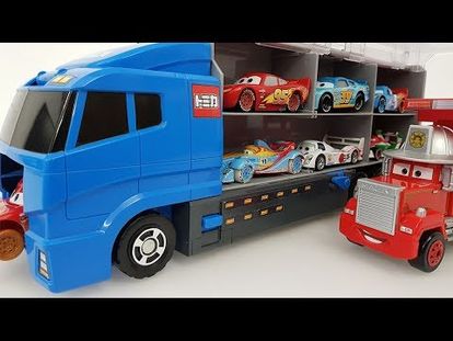 disney cars tomica truck hauler