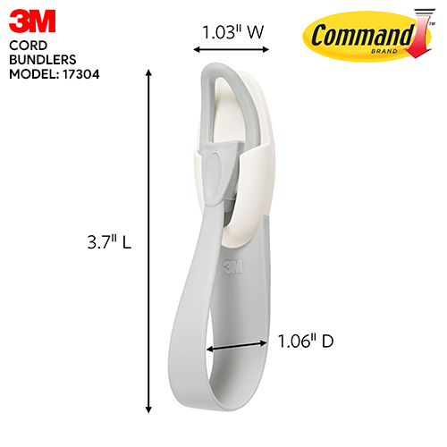 3M Command Cord Bundler - How to use Command™ Cord Bundlers 