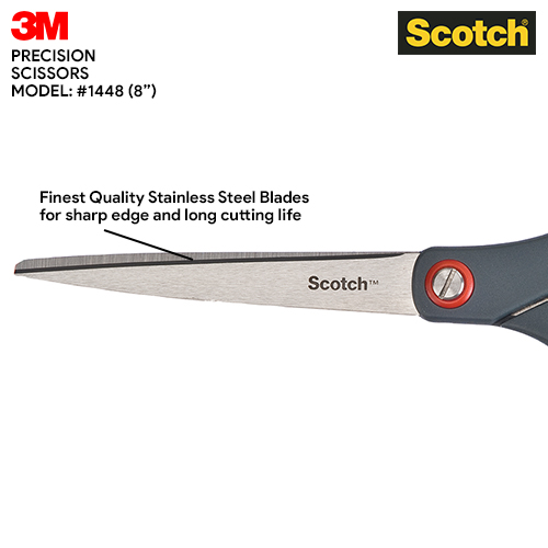 Scotch Professional Precision Scissors, 6 Inches, Stainless Steel