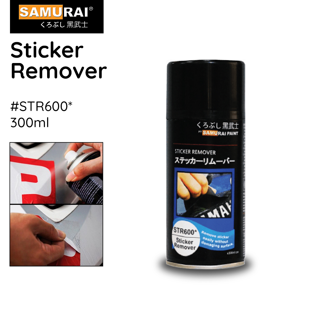 SAMURAI STICKER REMOVER / SPRAY BUANG STICKER STR600 (300ml) Home