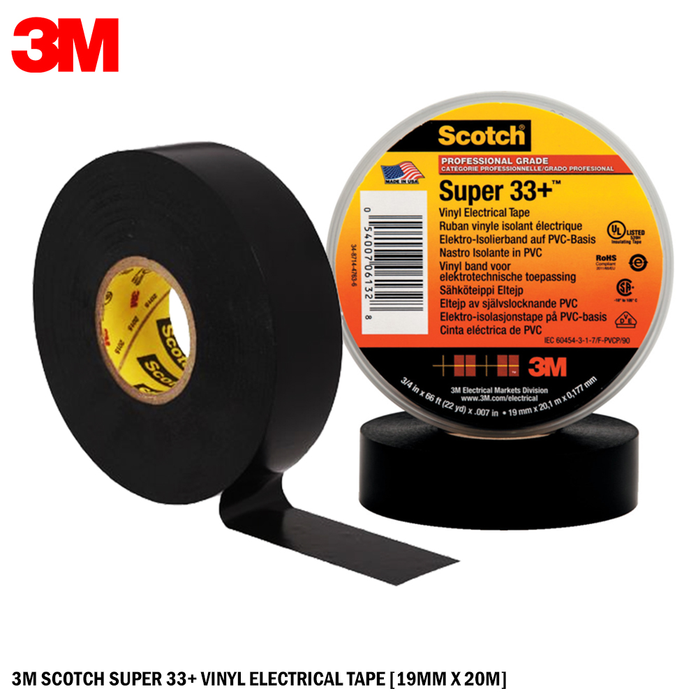 3M Scotch Super 33+ Vinyl Electrical Tape