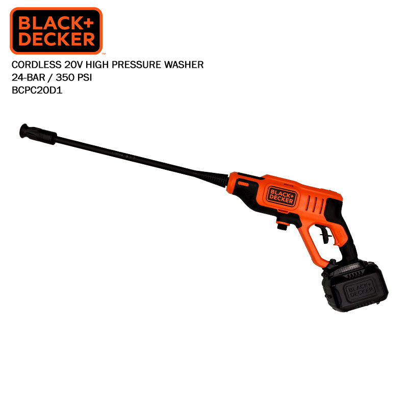  BLACK+DECKER 20V MAX Pressure Washer, 350 PSI