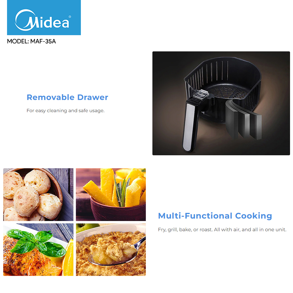 MIDEA MAF-35A 3.5L AIR FRYER